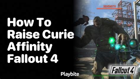 fallout 4 how to find curie|fallout 4 increase curie affinity.